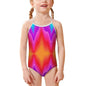 Strap Swimsuit for Girls(All-Over Printing) Fun Colors