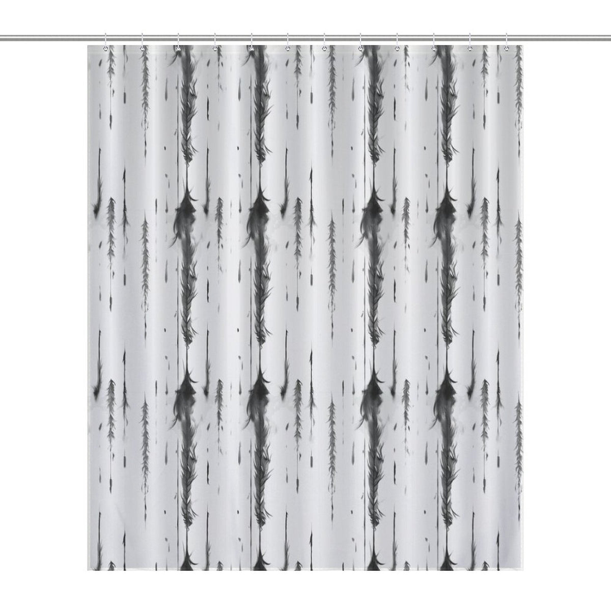 Black and White Shower Curtain