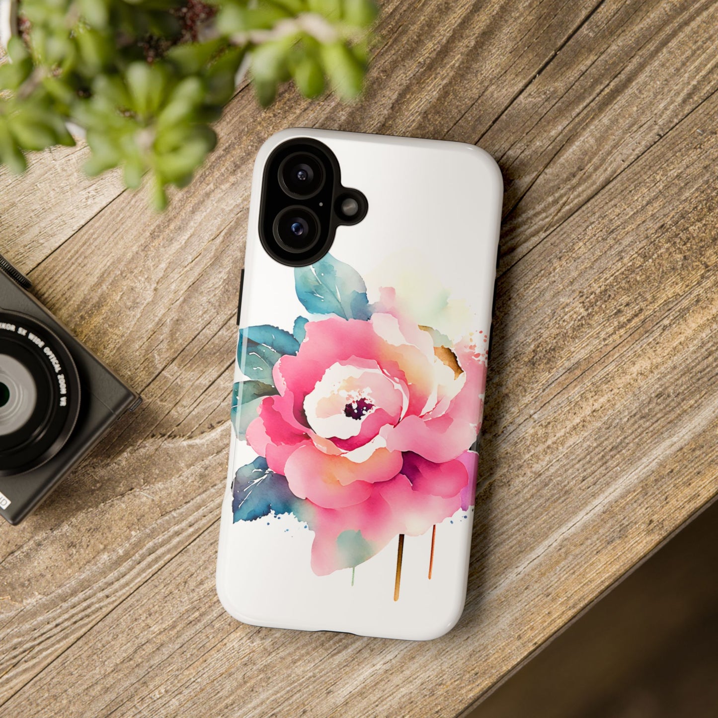 Floral Phone Case - Vibrant Rose Design