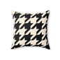 Chic Houndstooth Pillow, Modern Decor Cushion, Stylish Throw Pillow, Home Accent, Trendy Gift Idea, Living Room Decor