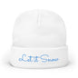 Cozy Embroidered Knit Beanie - Perfect for Winter, Christmas, Snow Lovers, Gift for Him/Her, Unisex Winter Accessory