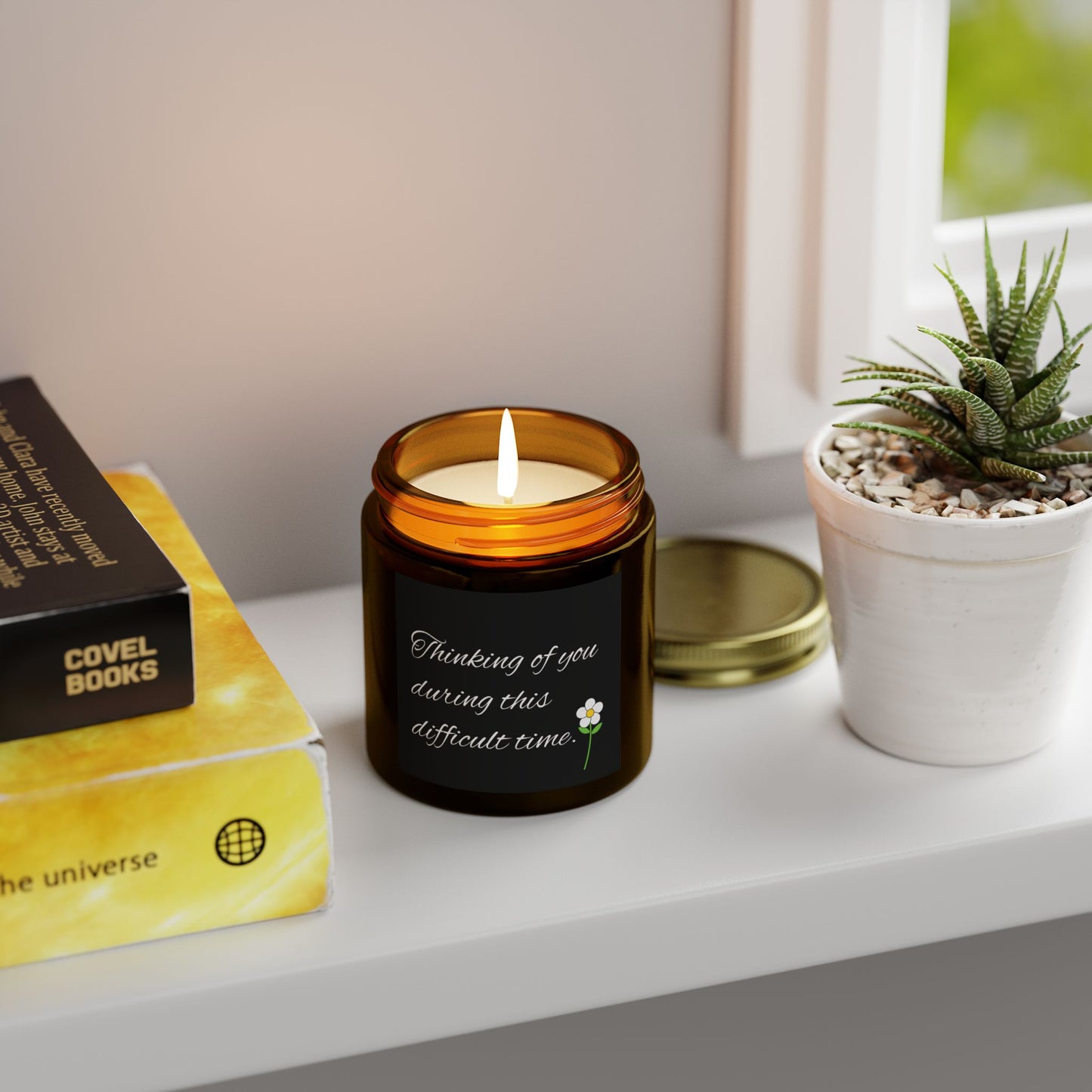 Thoughtful Scented Candle - Perfect for Comfort Gifts, Relaxation, Home Decor, Self-Care, Sympathy