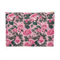 Floral Accessory Pouch - Perfect for Travel, Makeup, and Organizing, Gifts for Her, Bridal Accessories, Rose Pattern Clutch