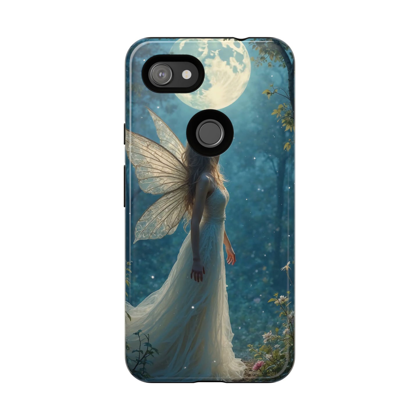 Fairy Moon Phone Case | Tough Cases for Nature Lovers, Fantasy Gift, Boho Phone Accessory, Ethereal Aesthetic, Magical Design