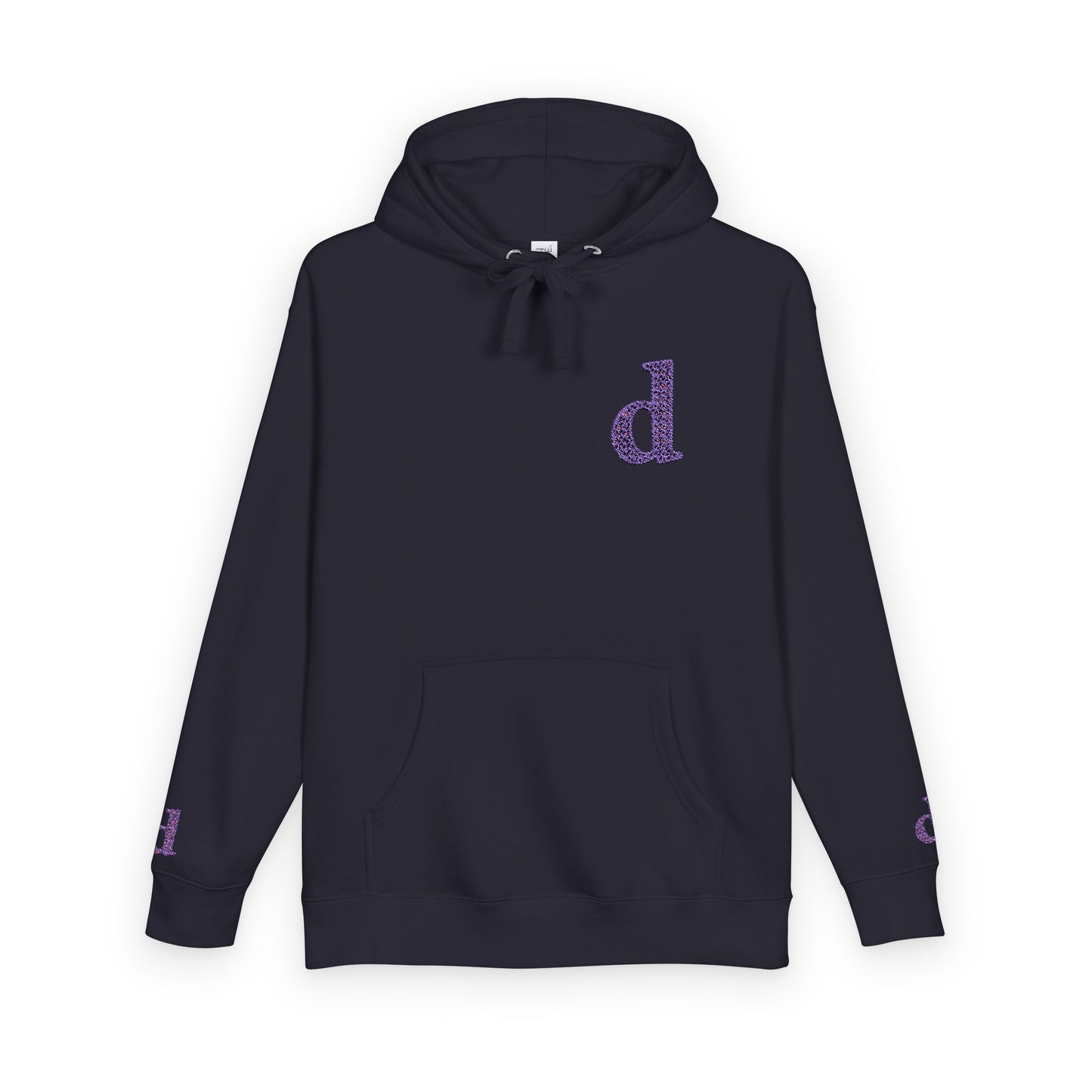 Floral Initial Unisex Fleece Hoodie | Cozy Casual Wear, Gifts for Her, Monogrammed Hooded Sweatshirt, Fall Fashion, Birthday Present