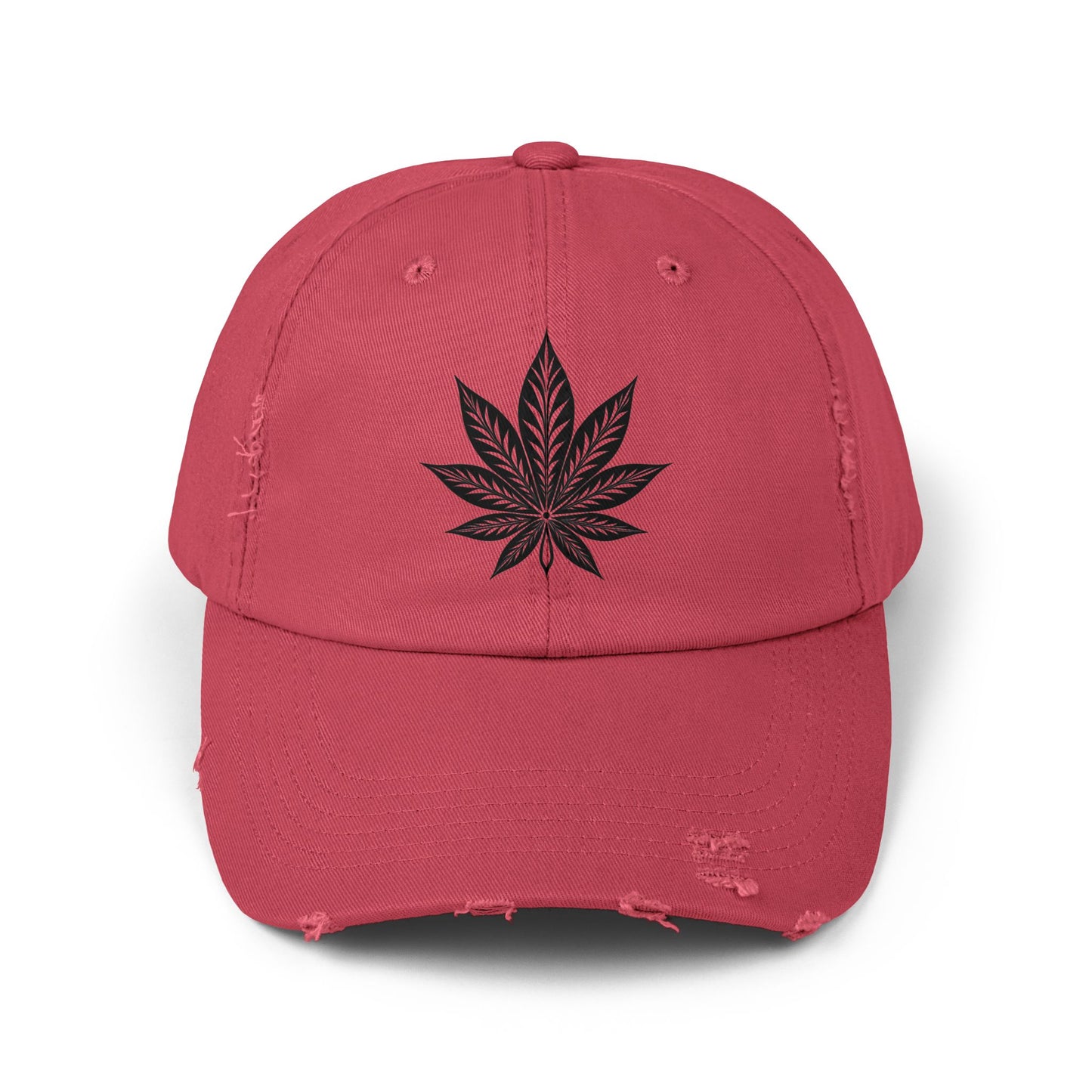 Distressed Embroidered Cap, Unisex Fashion Hat, Streetwear Accessory, Trendy Casual Wear, Gift for Him or Her