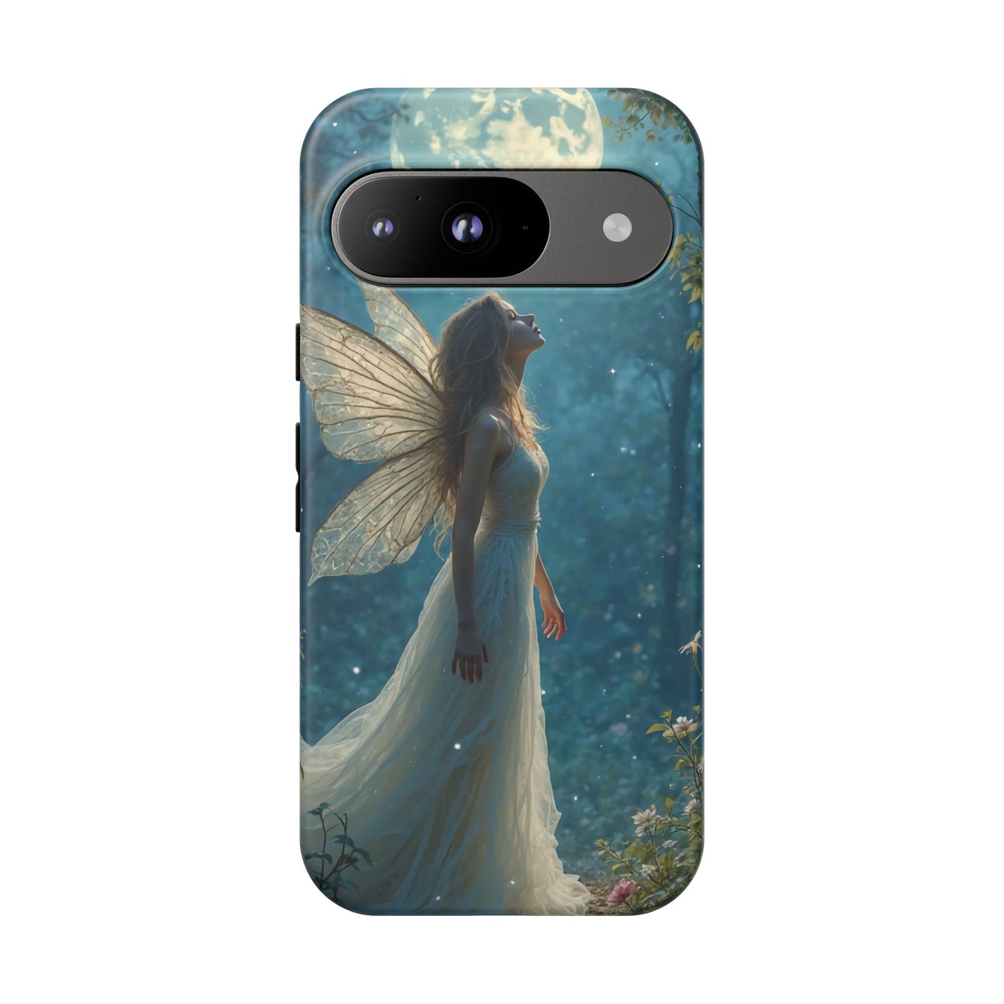 Fairy Moon Phone Case | Tough Cases for Nature Lovers, Fantasy Gift, Boho Phone Accessory, Ethereal Aesthetic, Magical Design