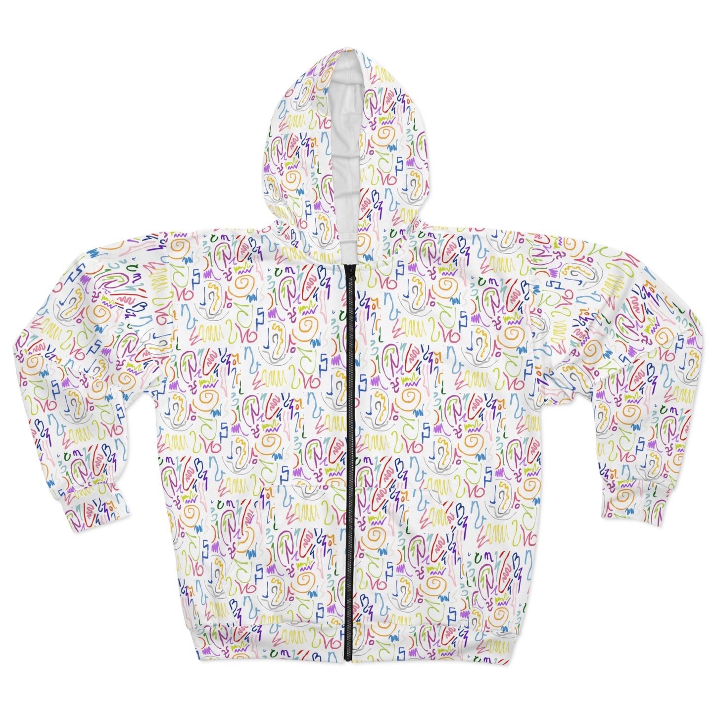 Colorful Unisex Zip Hoodie