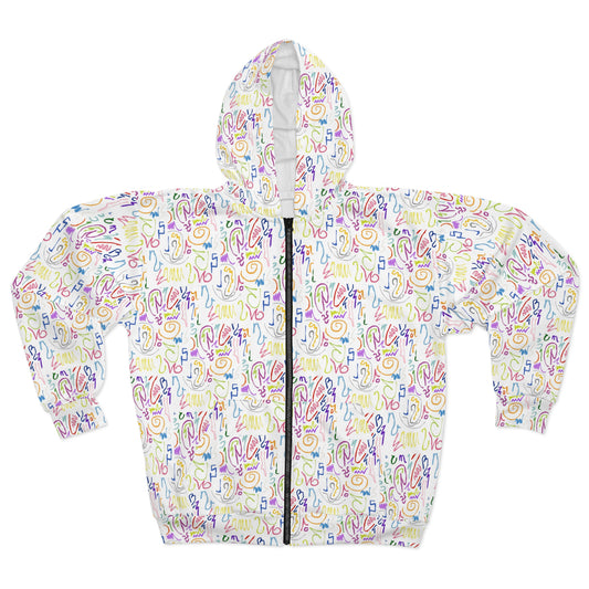 Colorful Unisex Zip Hoodie