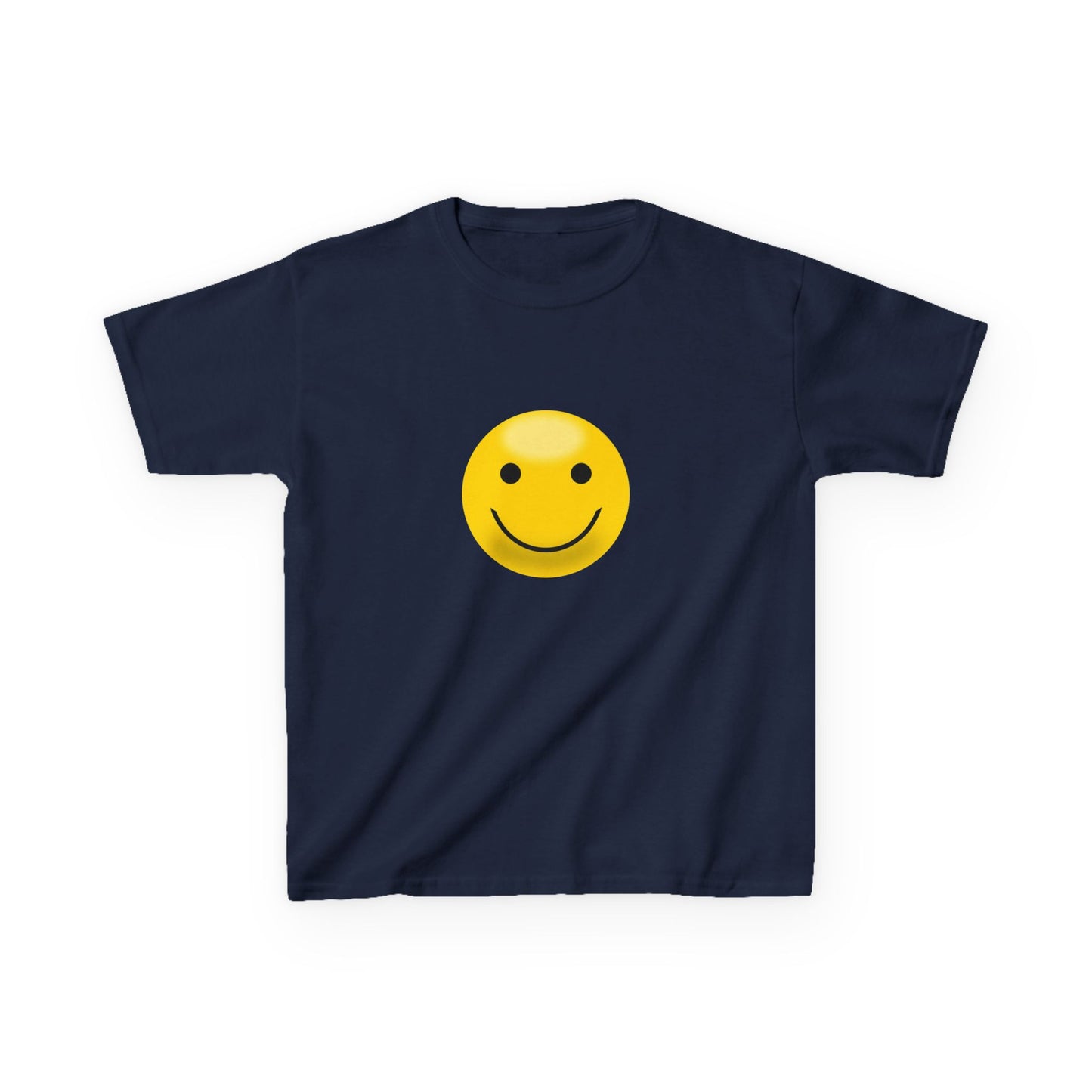 Kids Smiley Face Tee - Fun Cotton Shirt for Kids