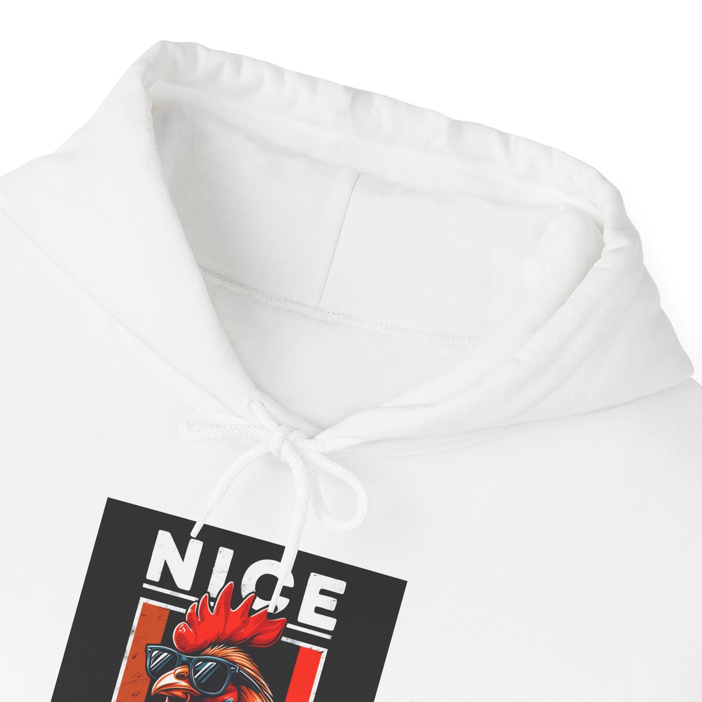 Rooster Graphic Hoodie – "Nice Cock" Bold Farmhouse Pullover