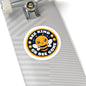 Bee Kind or Bee Gone Round Sticker — Cute Bumblebee Vinyl Kiss-Cut Sticker