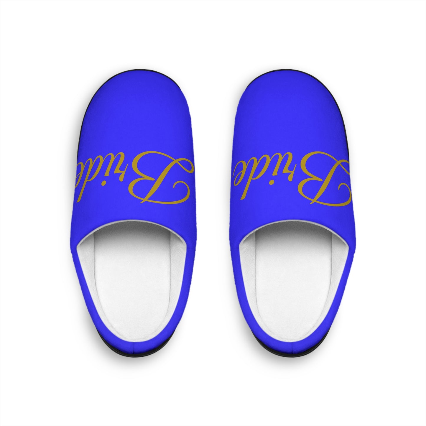 Luxurious Women's Indoor Slippers with Elegant Monogram Design