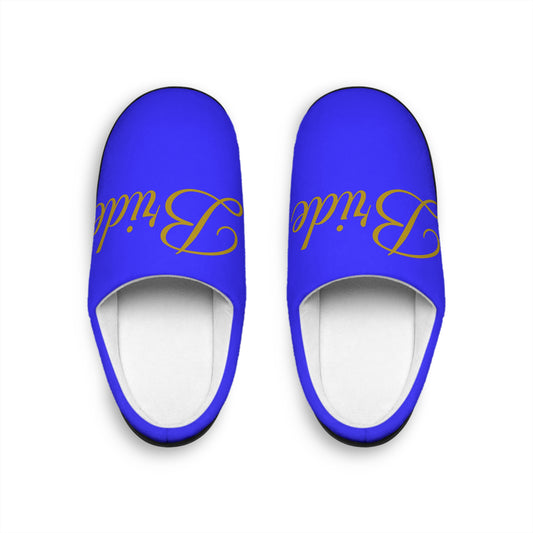 Luxurious Women's Indoor Slippers with Elegant Monogram Design