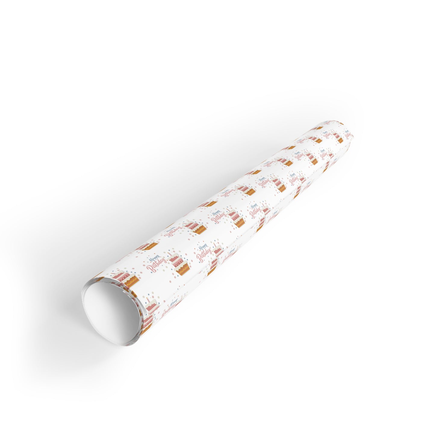 Birthday Cake Gift Wrap Roll, Wrapping Paper for Occasions, Festive Gift Wrap, Birthday Party Decor, Cute Gift Packaging