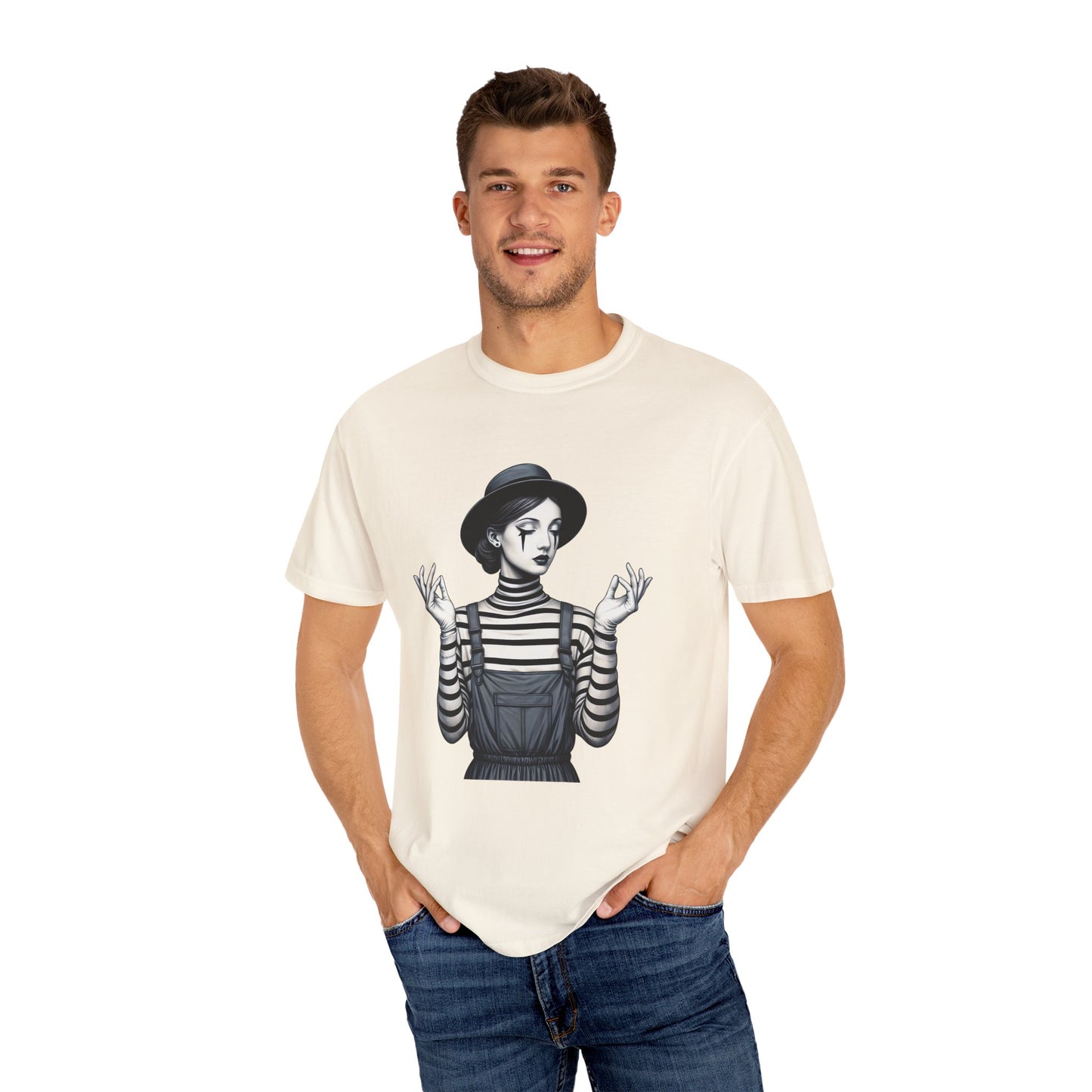 Gothic Striped Graphic Unisex T-Shirt, Edgy Casual Wear, Alternative Fashion, Gift for Her