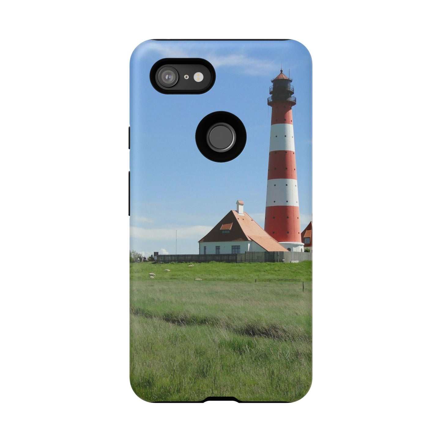 Lighthouse Phone Case - Coastal Vibes, Nautical Gift, Ocean Lover Accessory, Beach Aesthetic, Customizable Design