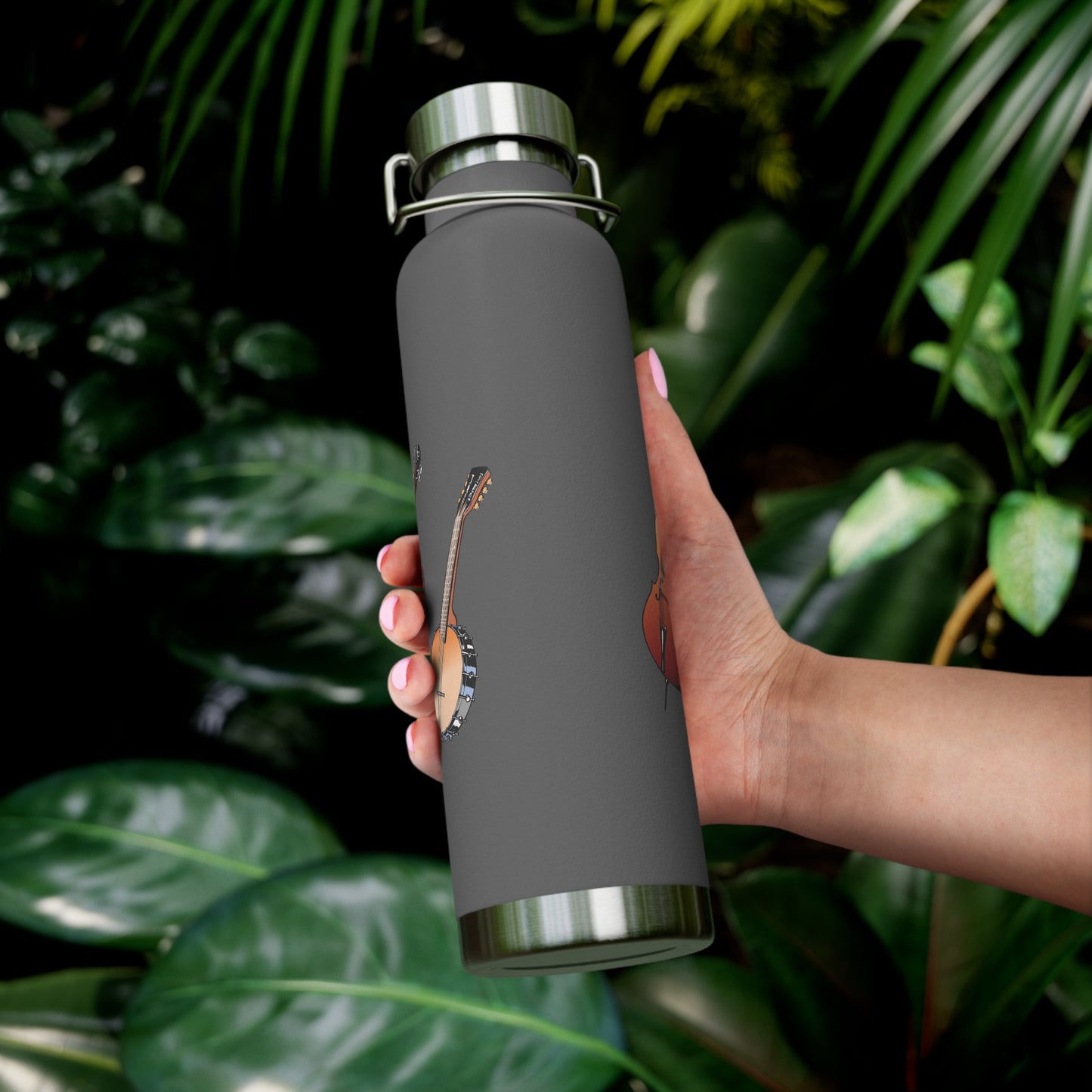 Musical Instruments Water Bottle | Copper Vacuum Insulated Bottle | Gift for Musicians, Music Lovers, Durable Travel Mug, Concert [...]