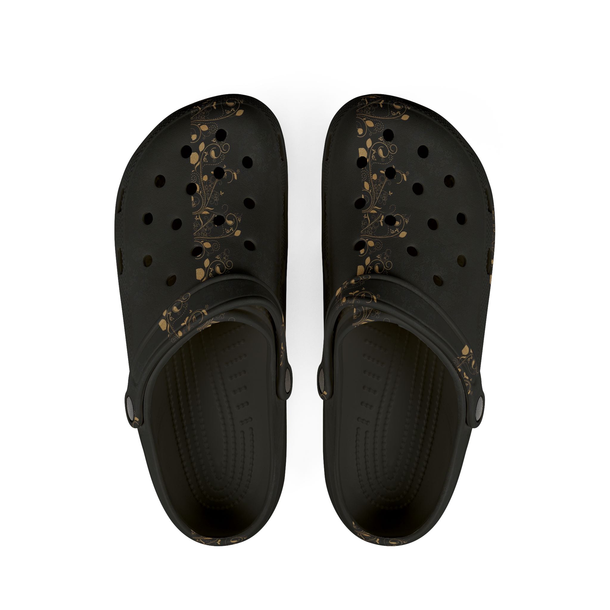 Black Speckle EVA Foam Clogs — Lightweight Slip-On Garden & Casual Shoes