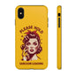 Phone Case - "Please Hold, Sarcasm Loading" Retro Pin-Up Tough Case