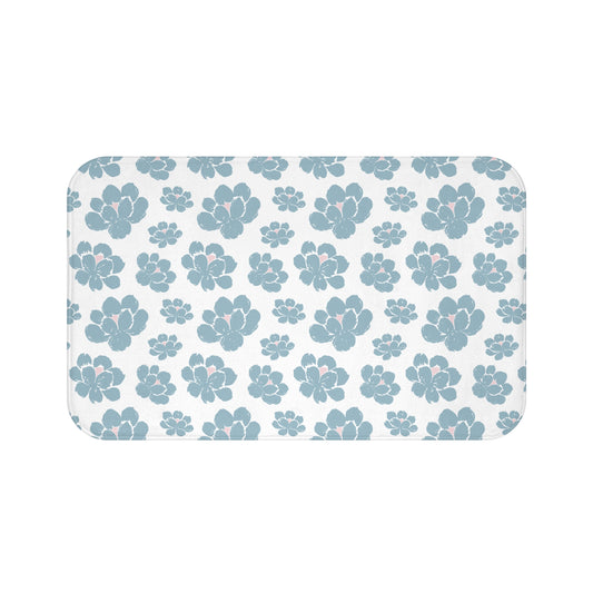 Chic Floral Bath Mat | Soft Bathroom Rug | Cozy Home Decor | Flower Print | Spa Vibes | Perfect for Gift Giving