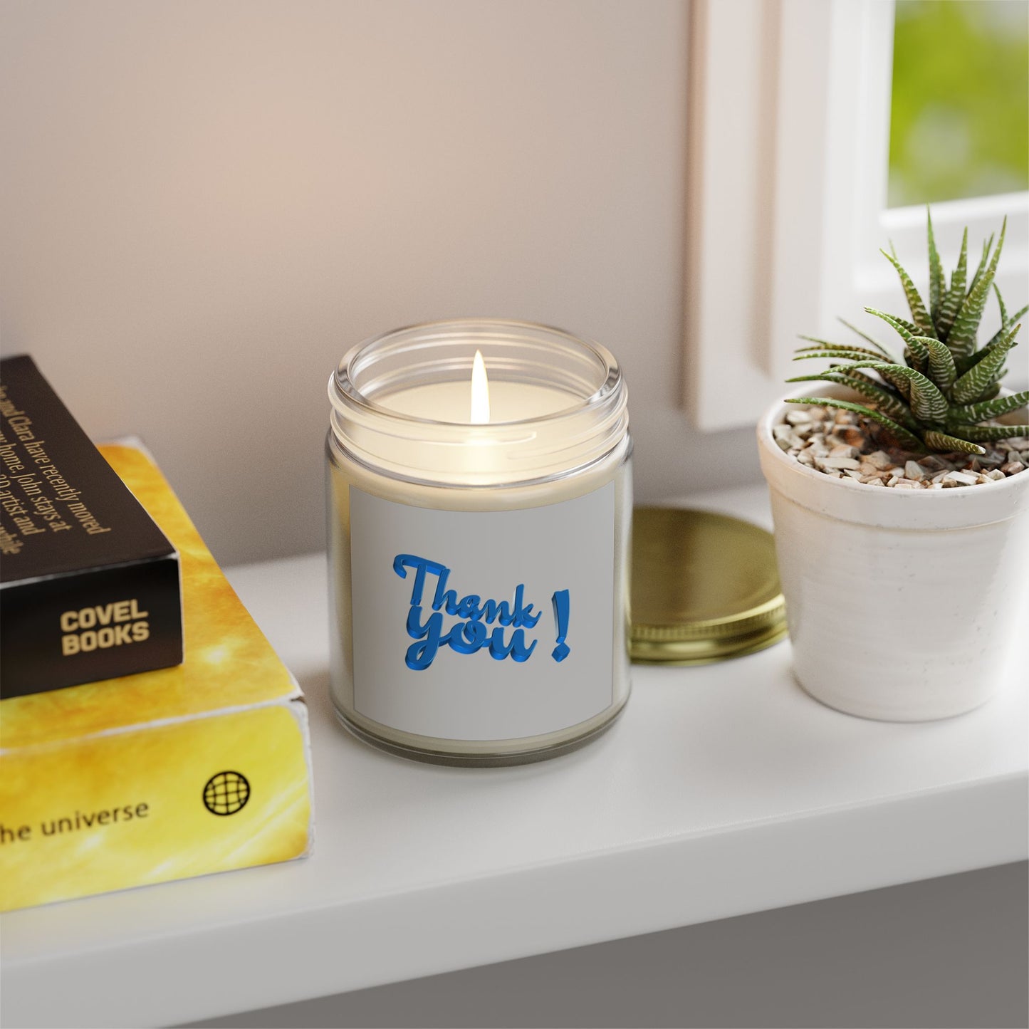 Thank You Scented Candles, Gift for Herals