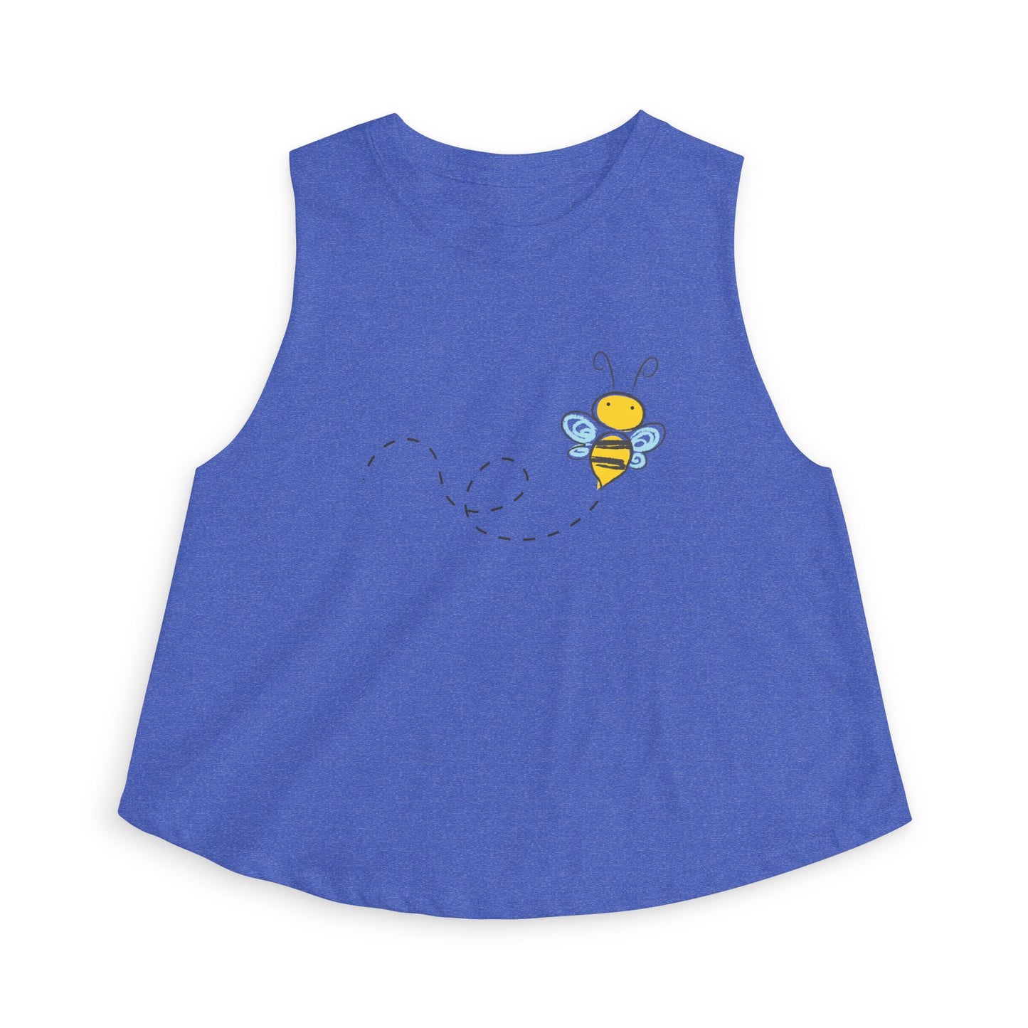 Bee Cute Women's Crop Top — Sweet Bumblebee Graphic