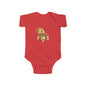 Adorable Teddy Bear Infant Bodysuit, Baby Shower Gift, Cute Baby Outfit, Soft Cotton Onesie, Newborn Clothing, Infant Apparel