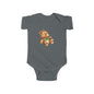 Adorable Teddy Bear Infant Bodysuit, Baby Shower Gift, Cute Baby Outfit, Soft Cotton Onesie, Newborn Clothing, Infant Apparel