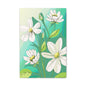 Matte Canvas, Stretched, 1.25" White Flowers