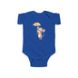 Cute Baby Bodysuit with Adorable Mouse and Umbrella Design Onesie