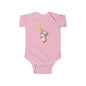 Cute Baby Bodysuit with Adorable Mouse and Umbrella Design Onesie