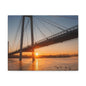 Sunrise Bridge Canvas Wall Art — Matte Stretched Canvas