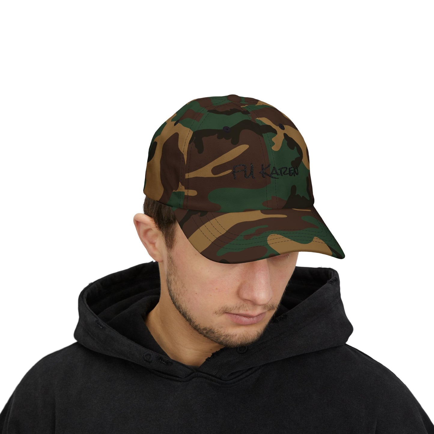 Stylish Dad Cap: FU KAREN Hat for Casual Outings, Funny Gift for Fathers, Trendy Accessory for Dad, Great for Everyday Wear, Summer Style