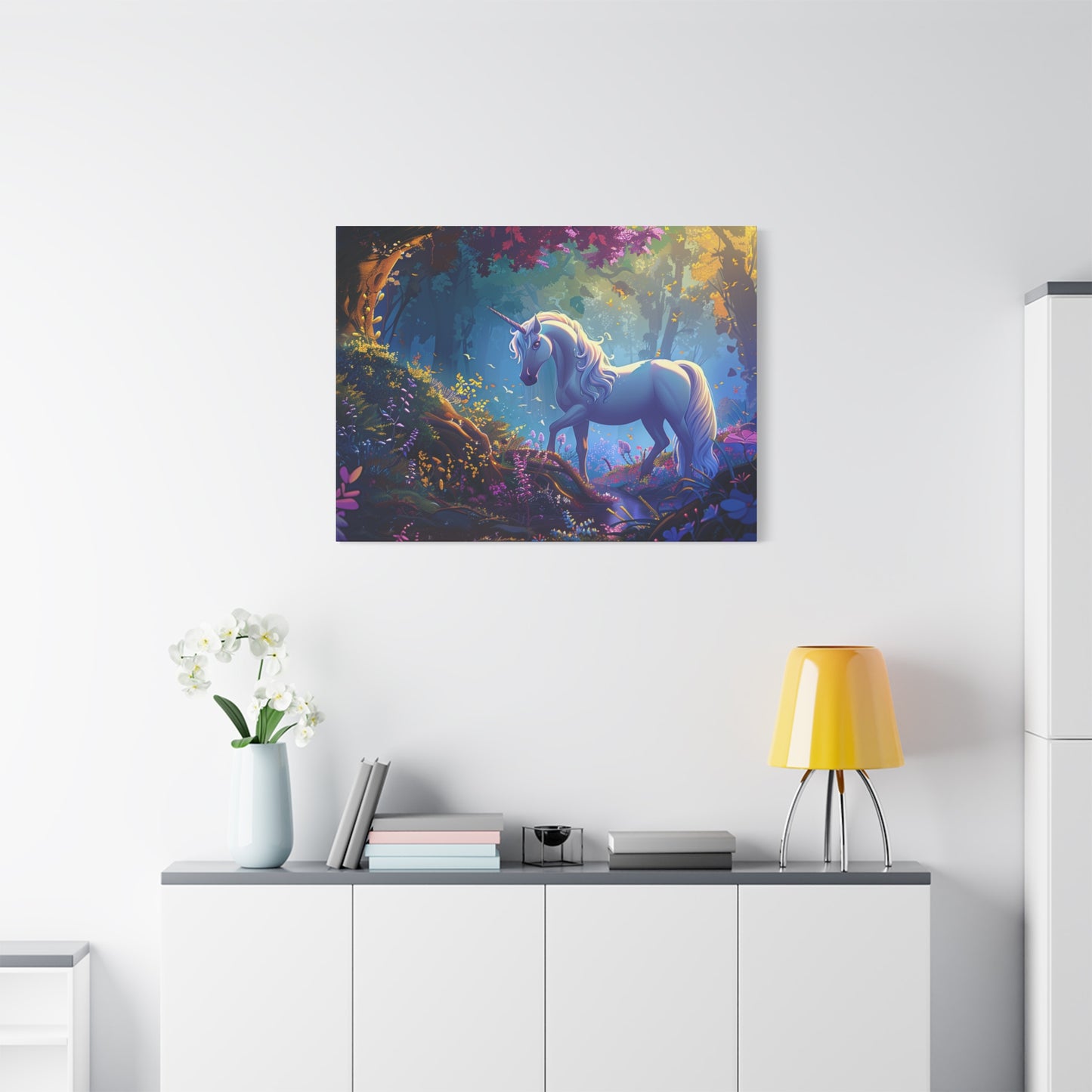 Matte Canvas, Stretched, 1.25" - Unicorn