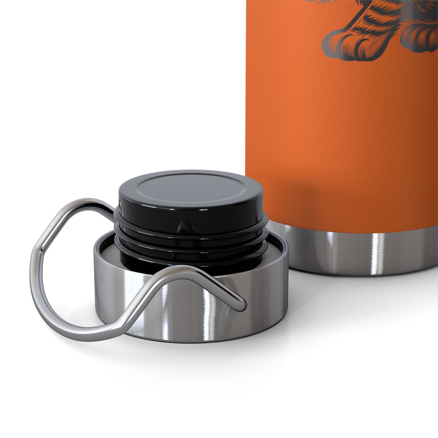 Cat and Butterfly Insulated Water Bottle -  22oz insulated bottle