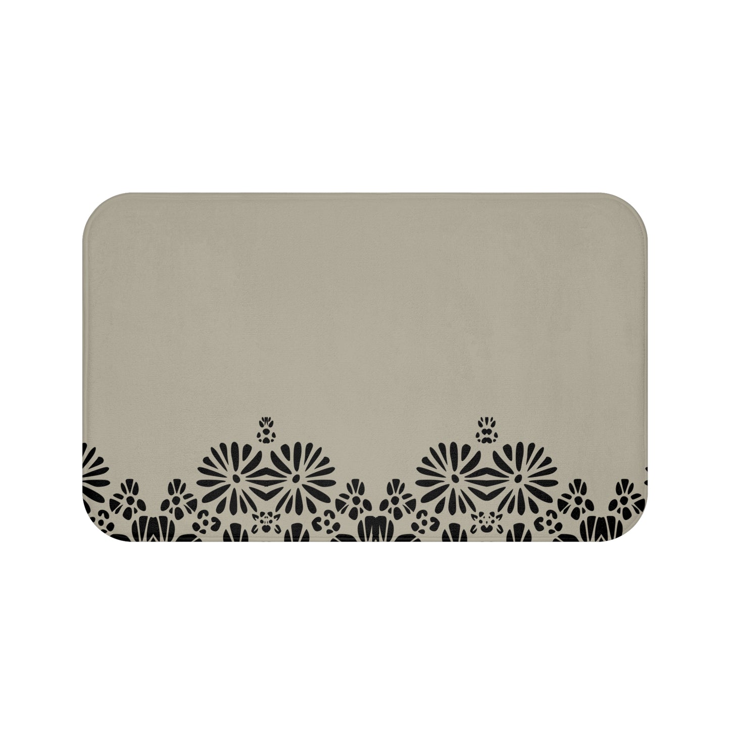 Floral Elegance Bath Mat - Chic Bathroom Decor, Home Spa Essentials, Gift for Her, Modern Design, Cozy Comfort