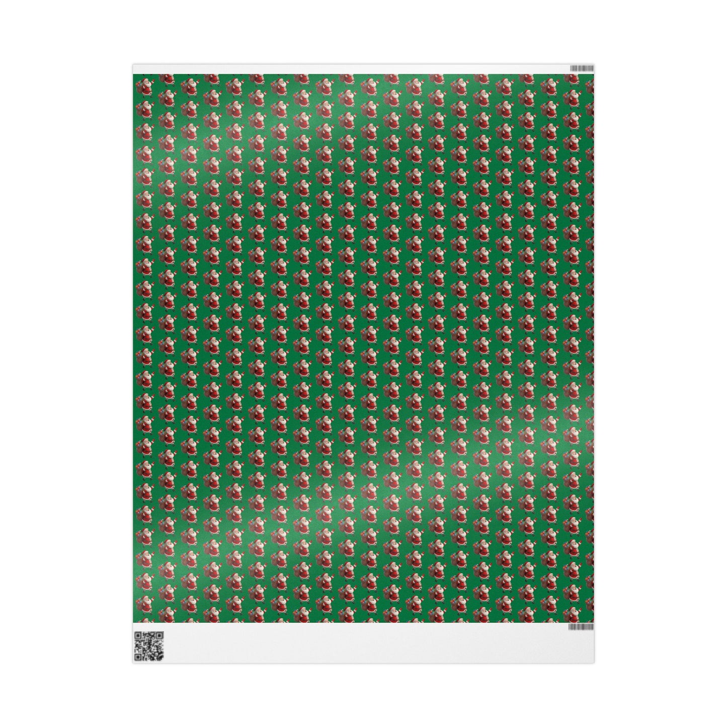Christmas Dachshund Wrapping Paper — Green Santa Dog Gift Wrap