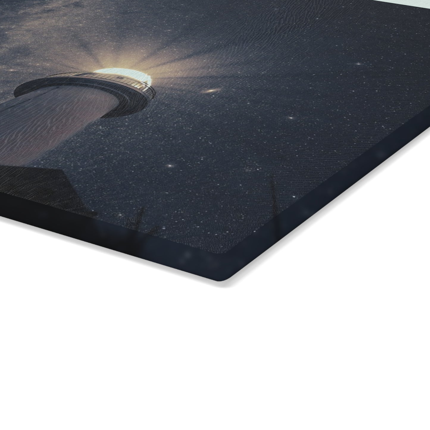 Lighthouse Glass Cutting Board - Unique Kitchen Decor
