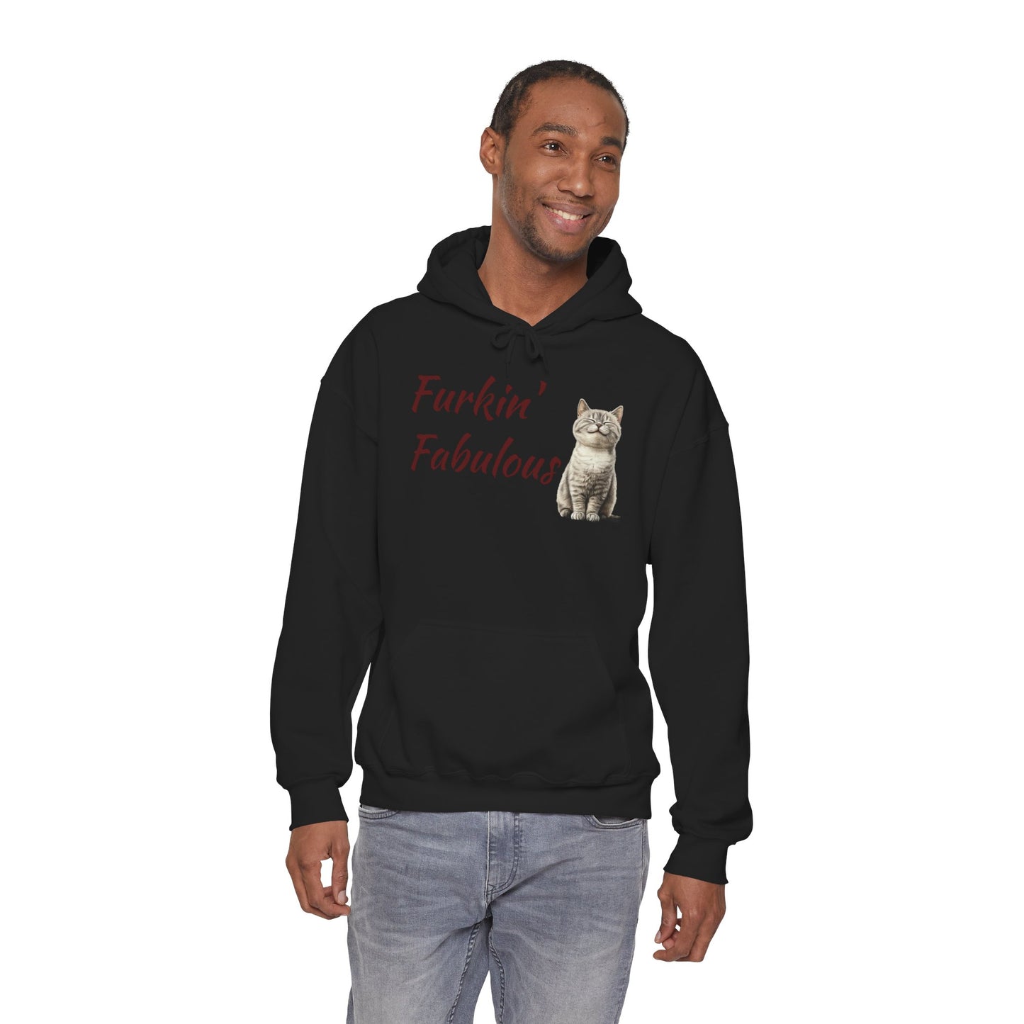 Furkin' Fabulous Cat Hoodie — Cute Kitten Graphic Sweatshirt