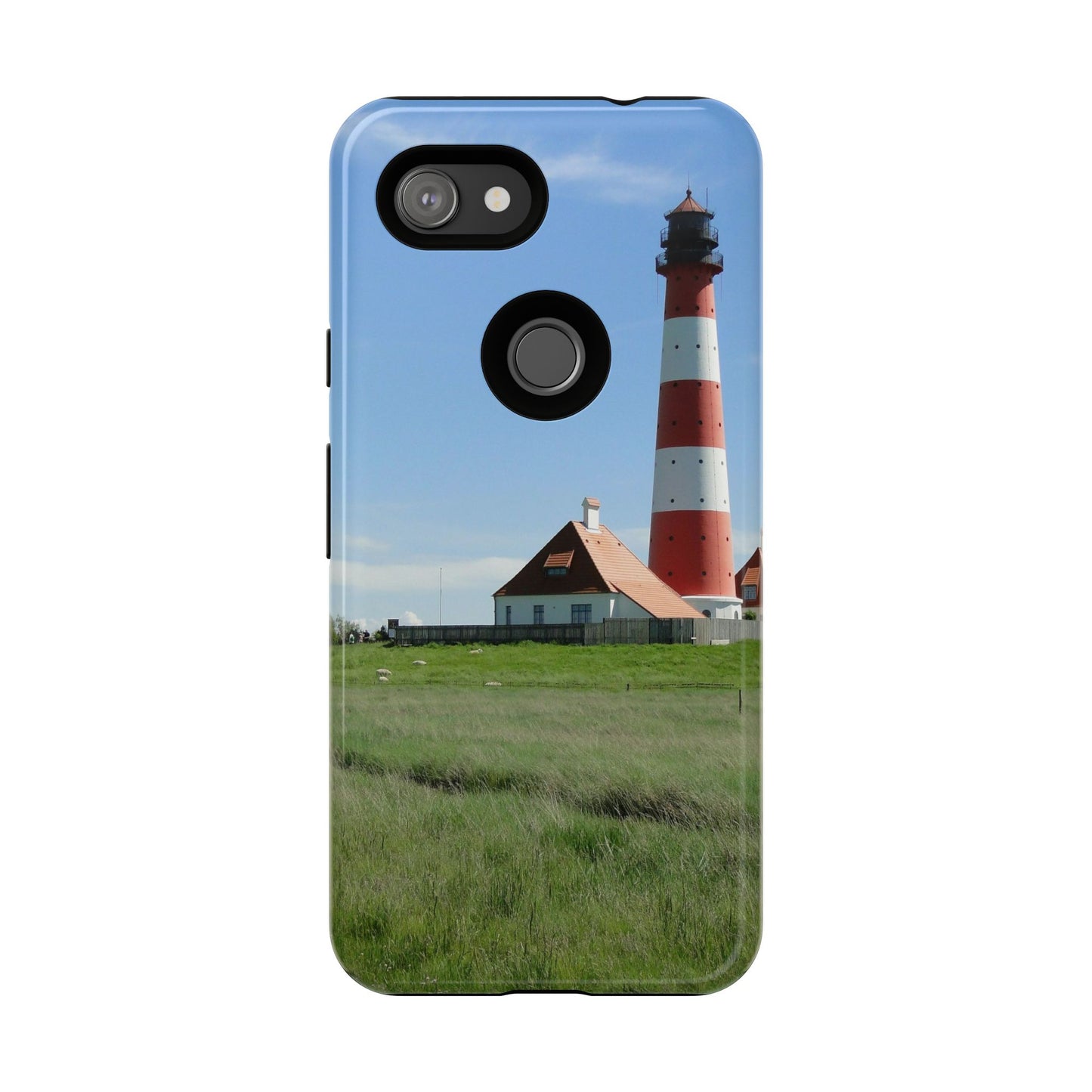Lighthouse Phone Case - Coastal Vibes, Nautical Gift, Ocean Lover Accessory, Beach Aesthetic, Customizable Design