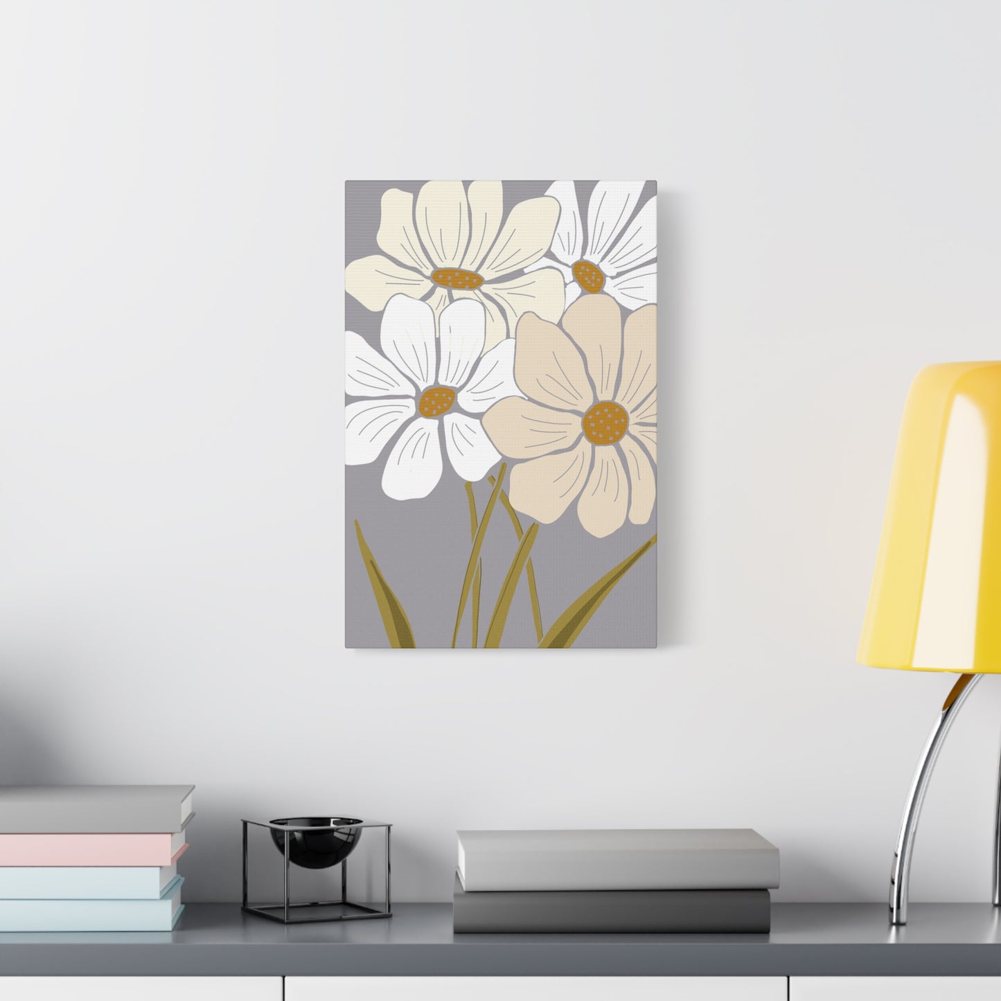 Copy of Copy of Matte Canvas, Stretched, 1.25" Tulips Pink and Purple Flowers