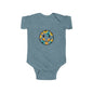 Floral Smile Baby Bodysuit — Cute Flower Smiley Infant Onesie