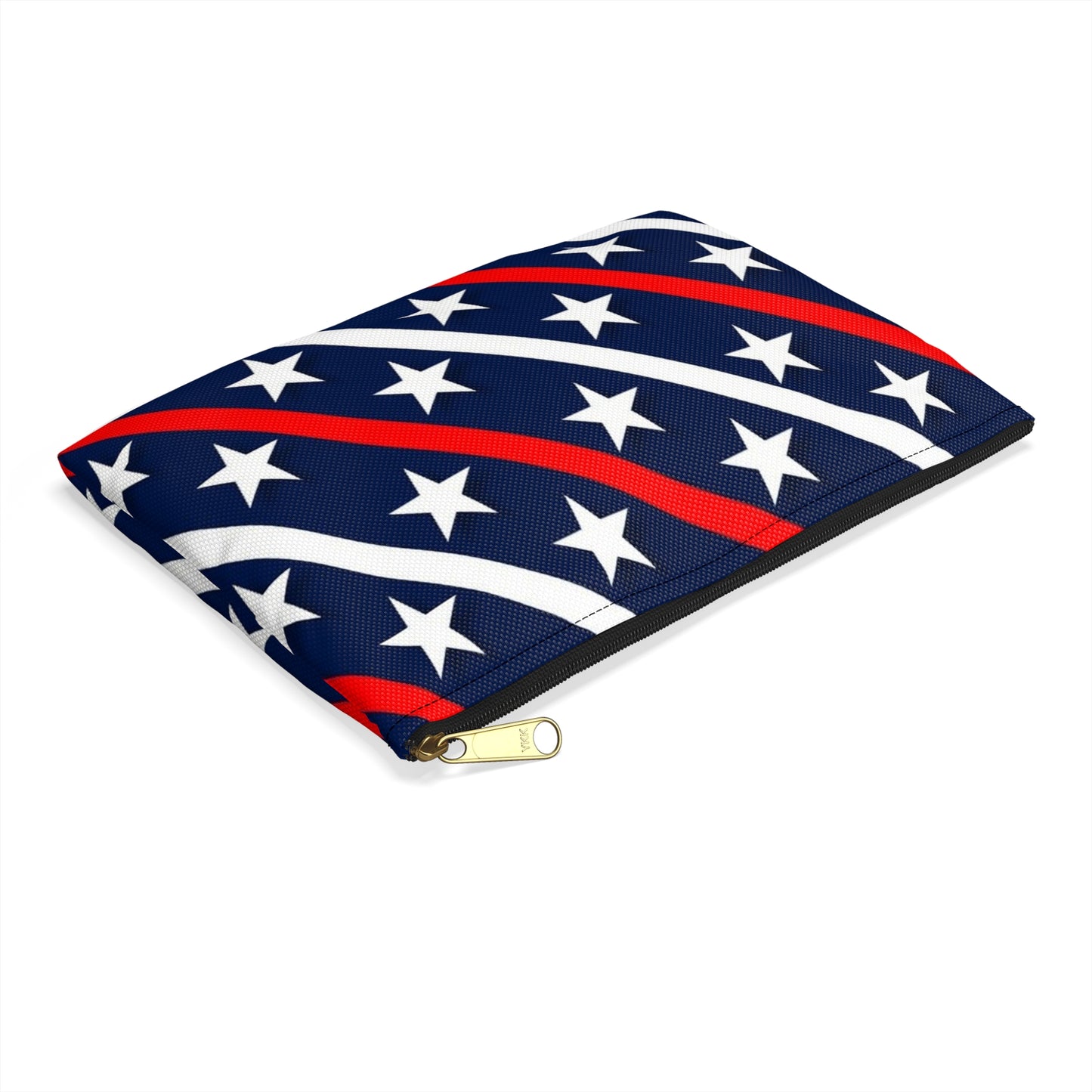 Patriotic Accessory Pouch  Starry Stripes