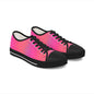 Low Top Sneakers — Pink Gradient Polka Dot Casual Shoes for Women