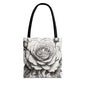 Elegant Floral Tote Bag, Garden Lover Gift, Shopping Bag, Art Print Tote, Mother's Day Gift, Eco-Friendly Canvas Bag