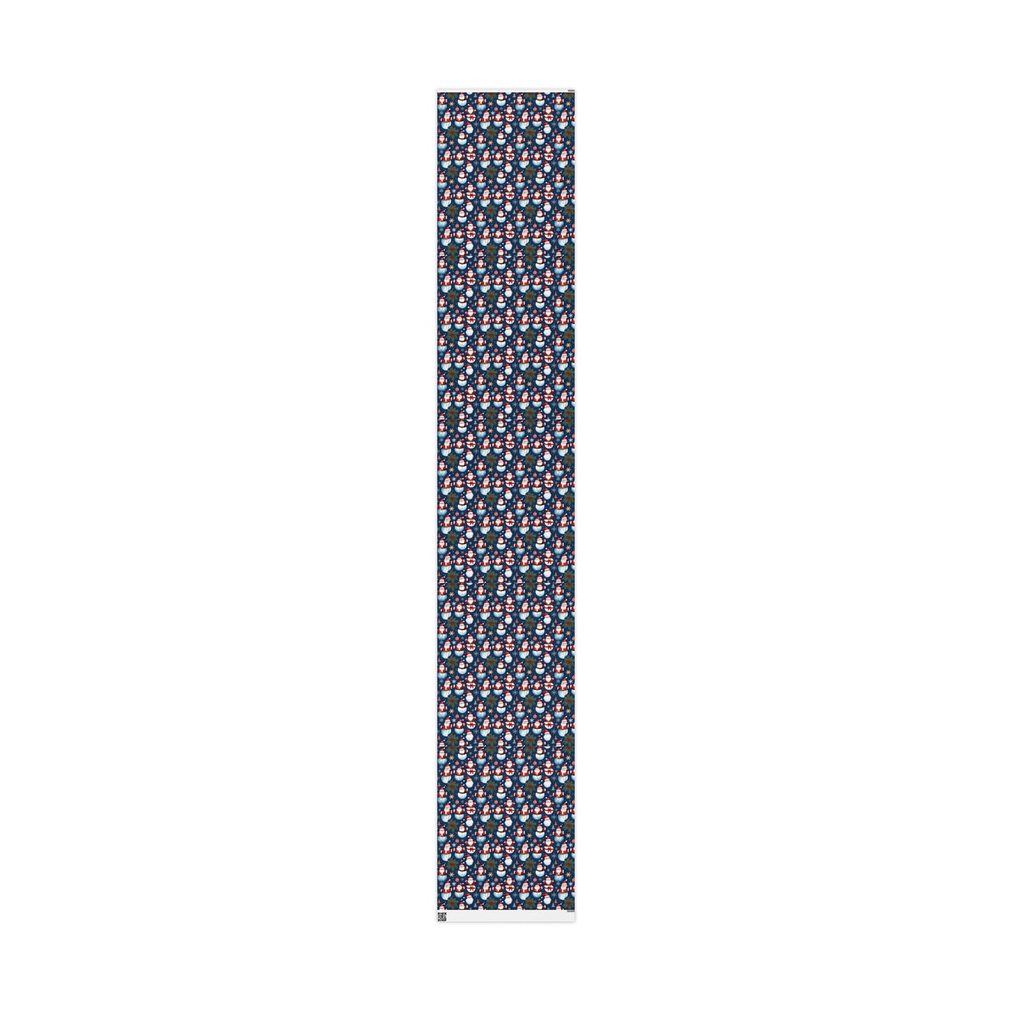 Christmas Snowman & Santa Wrapping Paper Roll — Festive Holiday Gift Wrap