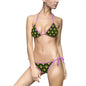 Tropical Print Bikini Swimsuit, Women's Swimsuit Beachwear, Swimwear for Summer Vacations, Pool Parties, Holiday Getaway