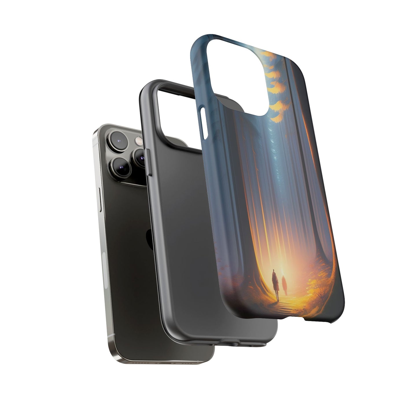 Phone Case — Mystical Forest Nightscape Protective Tough Case