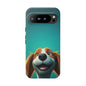Happy Dog Phone Case — Cute Cartoon Puppy Protective Phone Cover